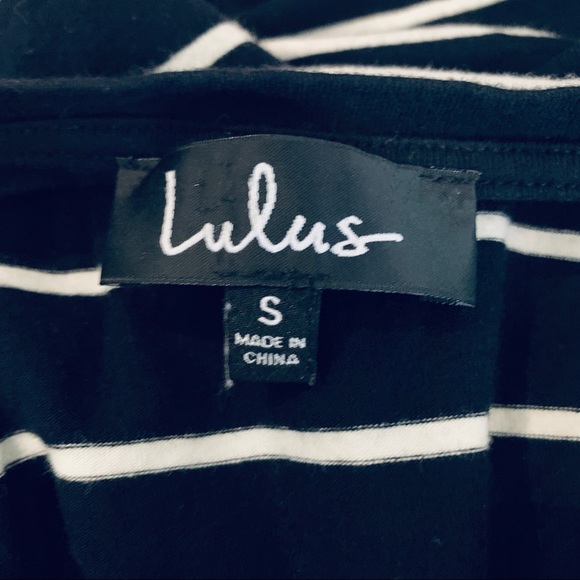 LULU’S CAFE SOCIETY STRIPED SHIRT DRESS CASUAL DRESS - Picture 12 of 15